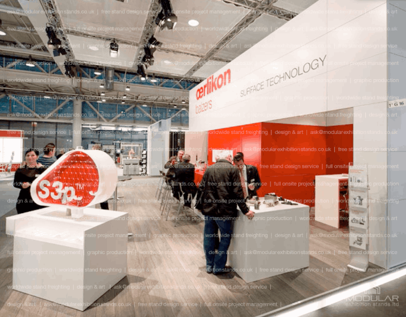 Aluvision stand design - contact Modular Exhibition Stands