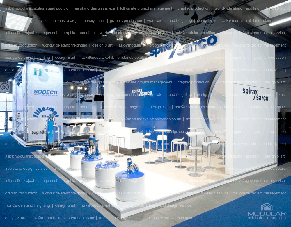 Aluvision stand design - contact Modular Exhibition Stands