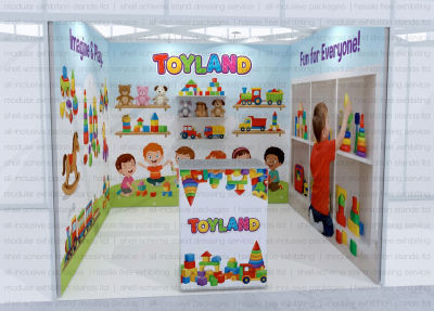 Shell Scheme Stand Branding