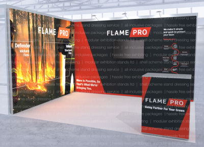 Shell Scheme Stand Branding