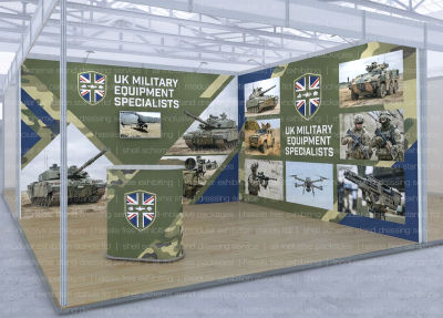 Shell Scheme Stand Branding